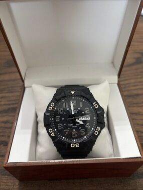 Casio Black MRW-210H Diver Style Watch